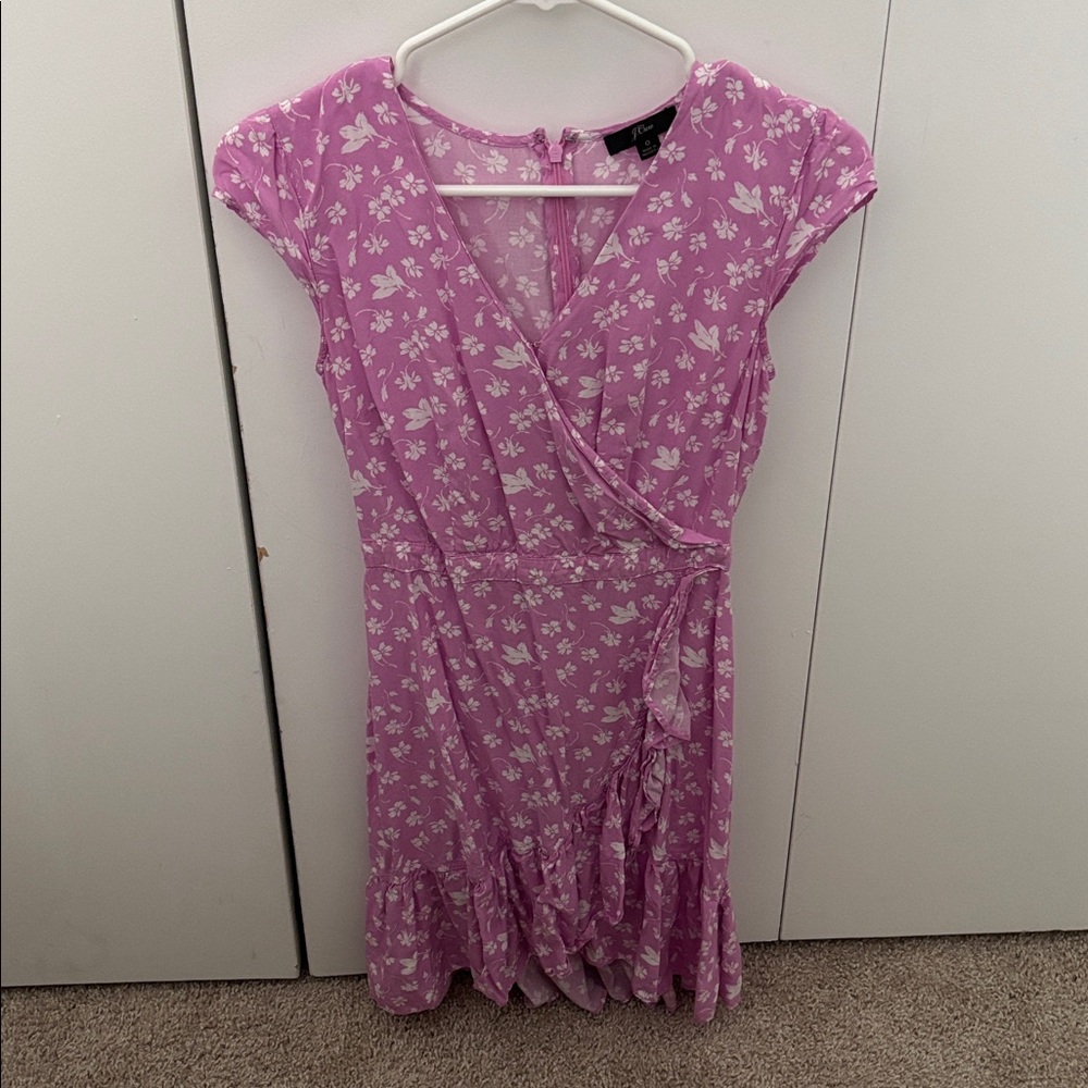J. Crew Lilac Floral Dress
